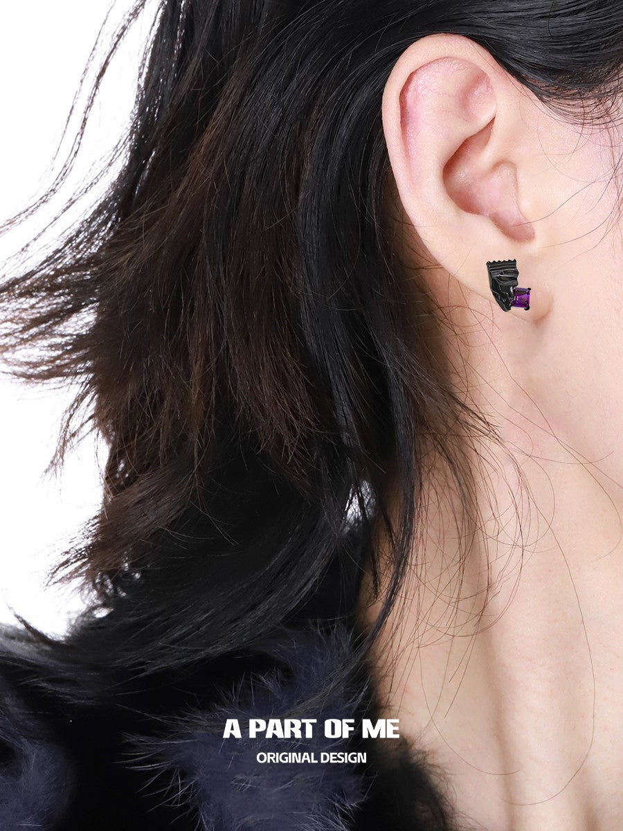 Little Demon Cool Stud Earrings