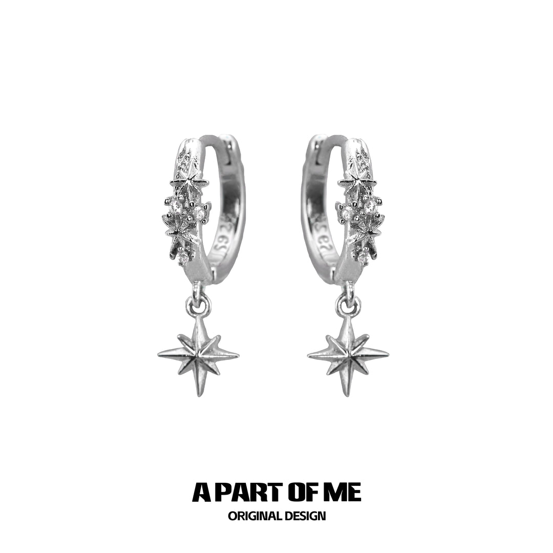 Frosted Snowflake Earrings
