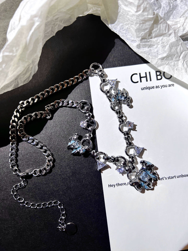 "Butterfly Dream" Zircon Necklace