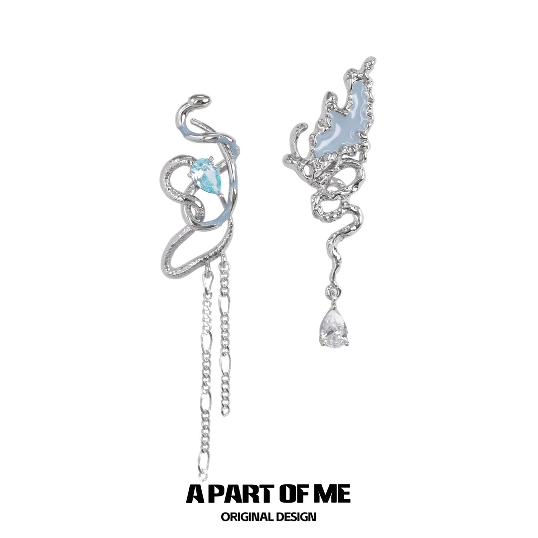 Y2K Snake & Butterfly Earrings
