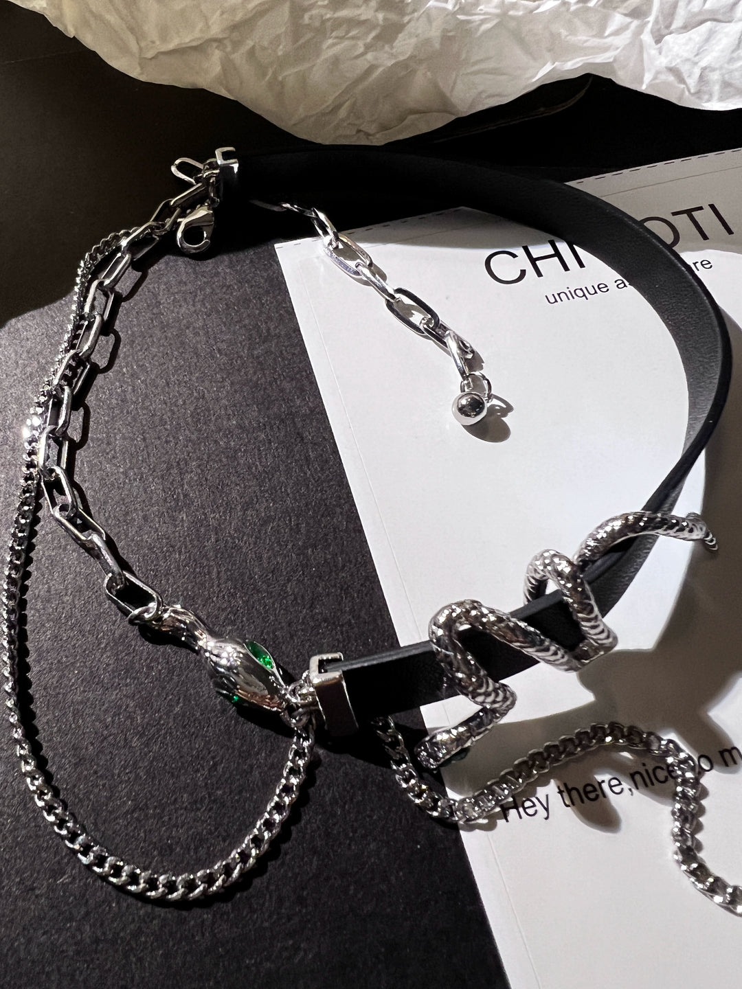 "Dark Night Snake" Splicing Choker