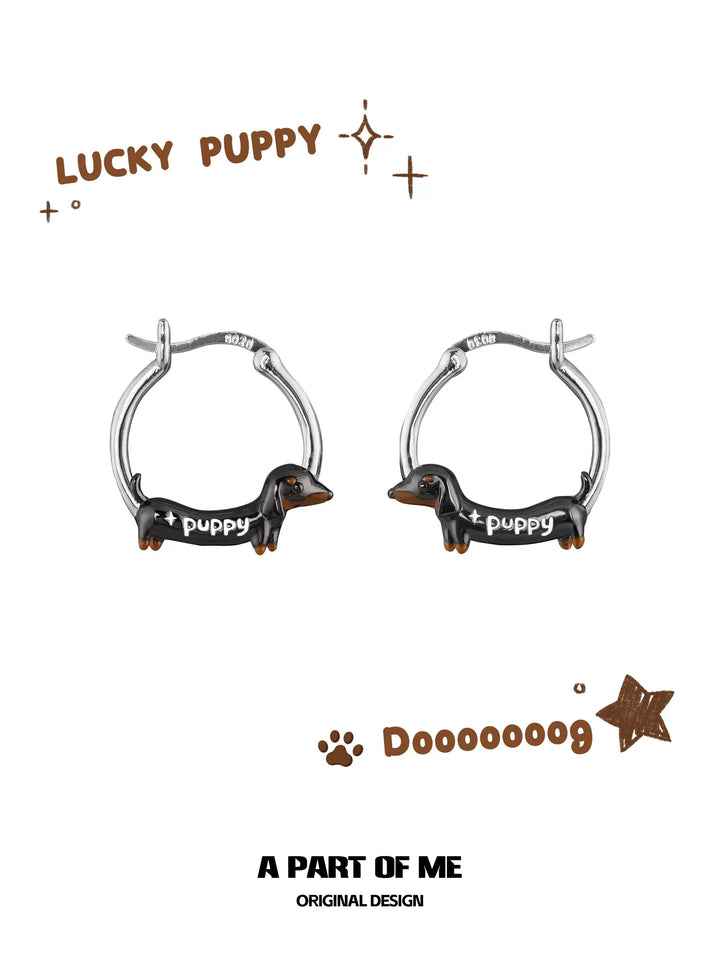 Dachshund Lucky Earrings