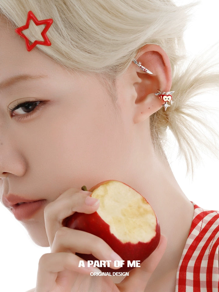 Summer Sweet Apple Ear Cuffs