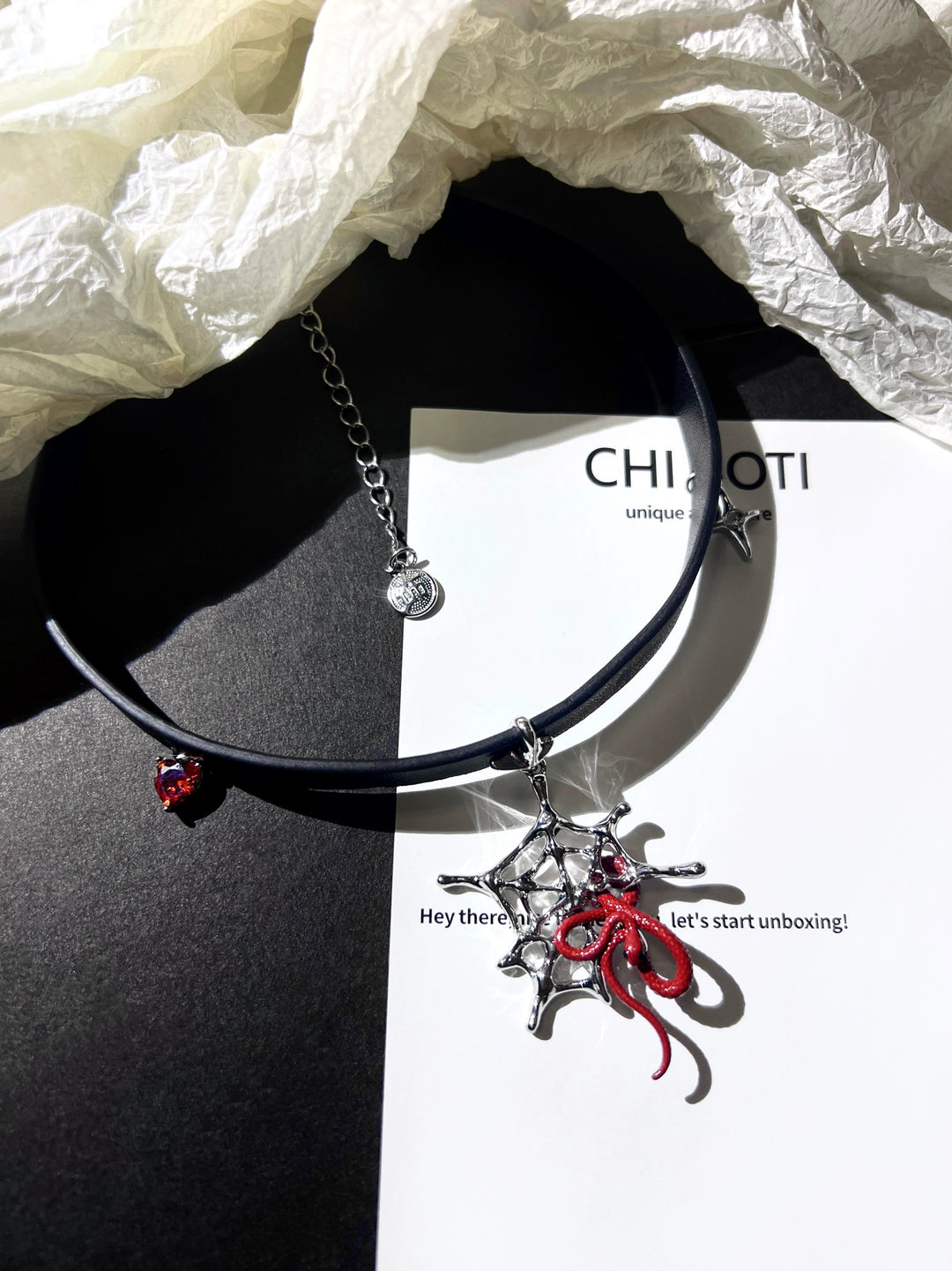 "Spider Web Trap" Choker