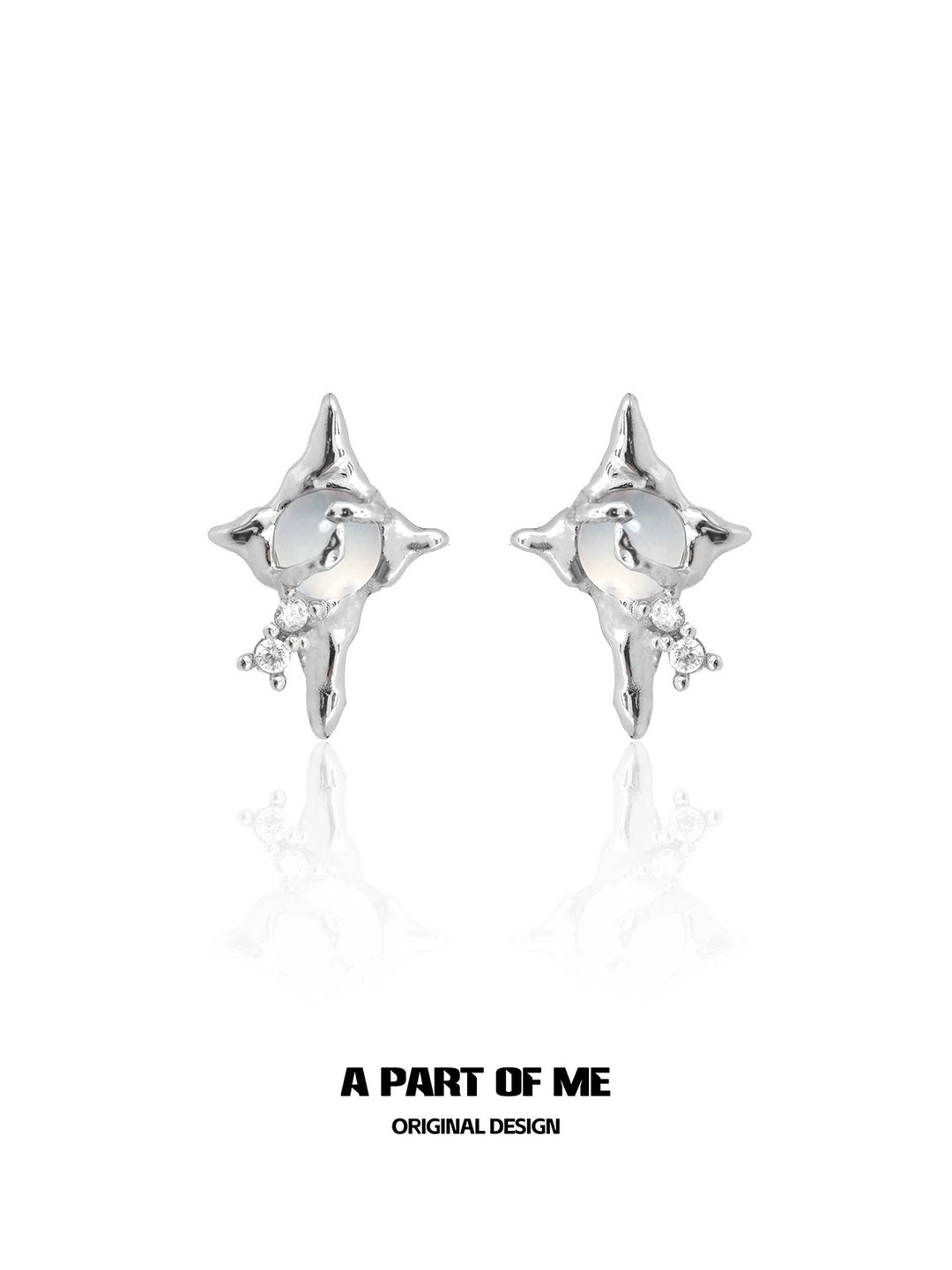 Agate Star Stud Earrings