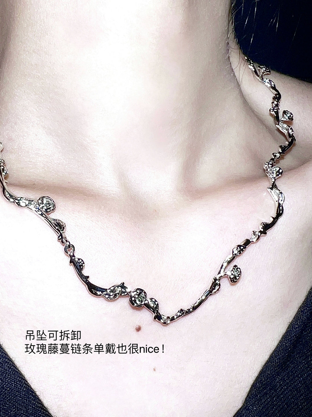 "Hell Heart" Zircon Necklace