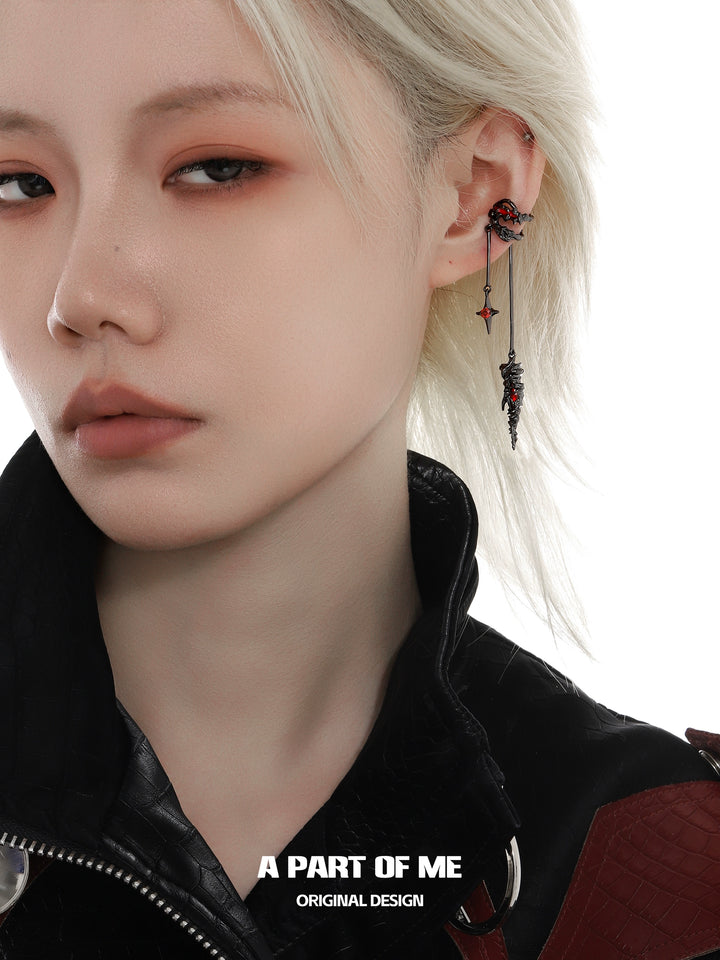 Fierce Dragon Roar Ear Clips