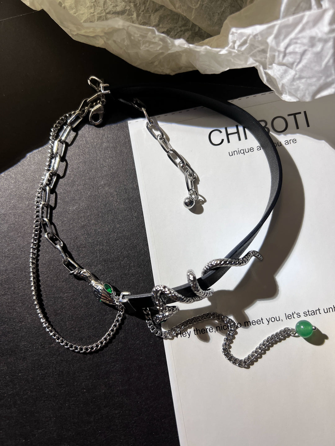 "Dark Night Snake" Splicing Choker