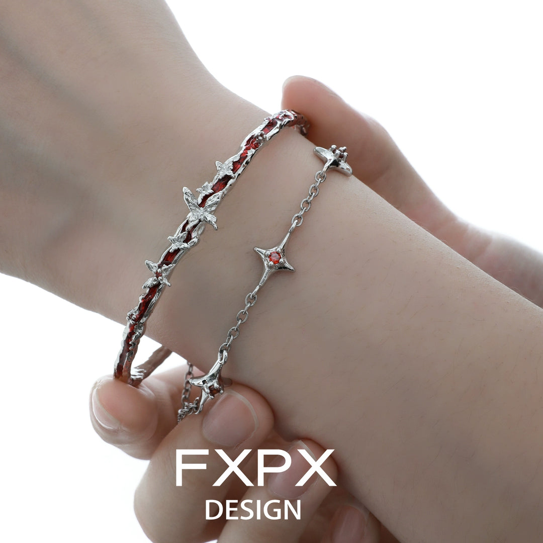 Butterfly Garden Double Layer Bracelet