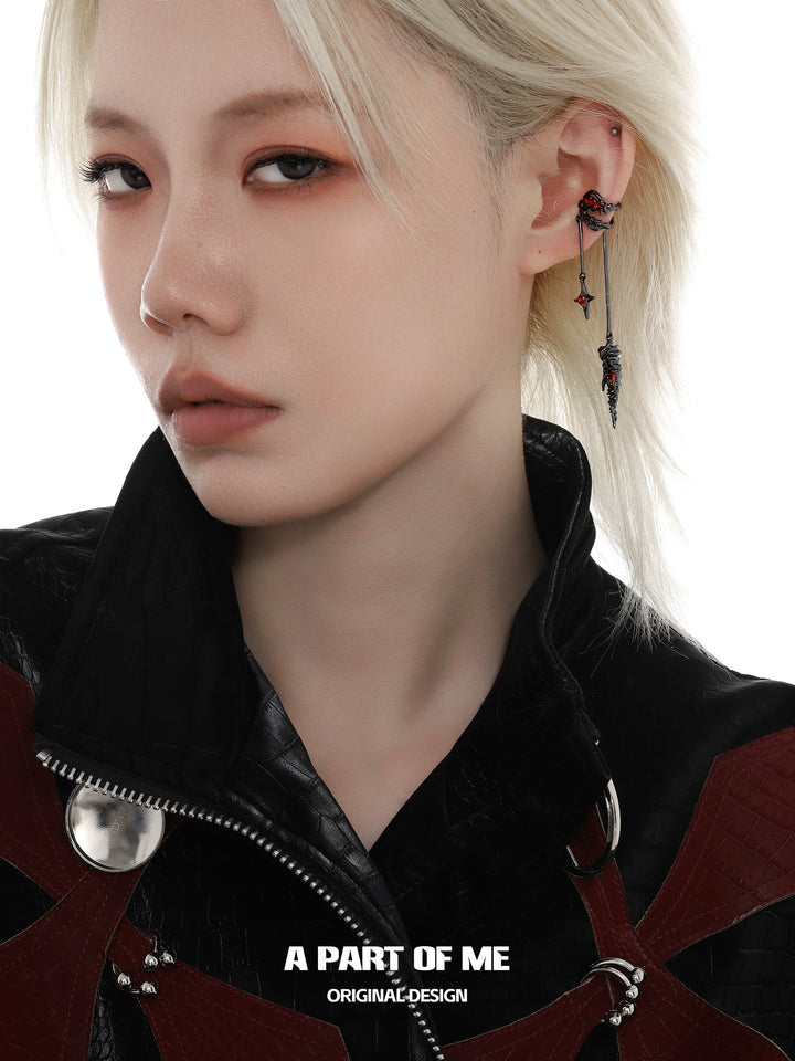 Fierce Dragon Roar Ear Clips