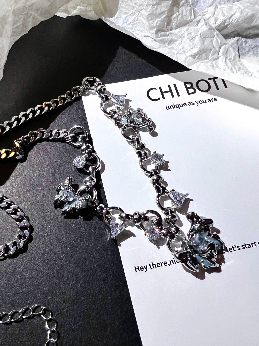 "Butterfly Dream" Zircon Necklace