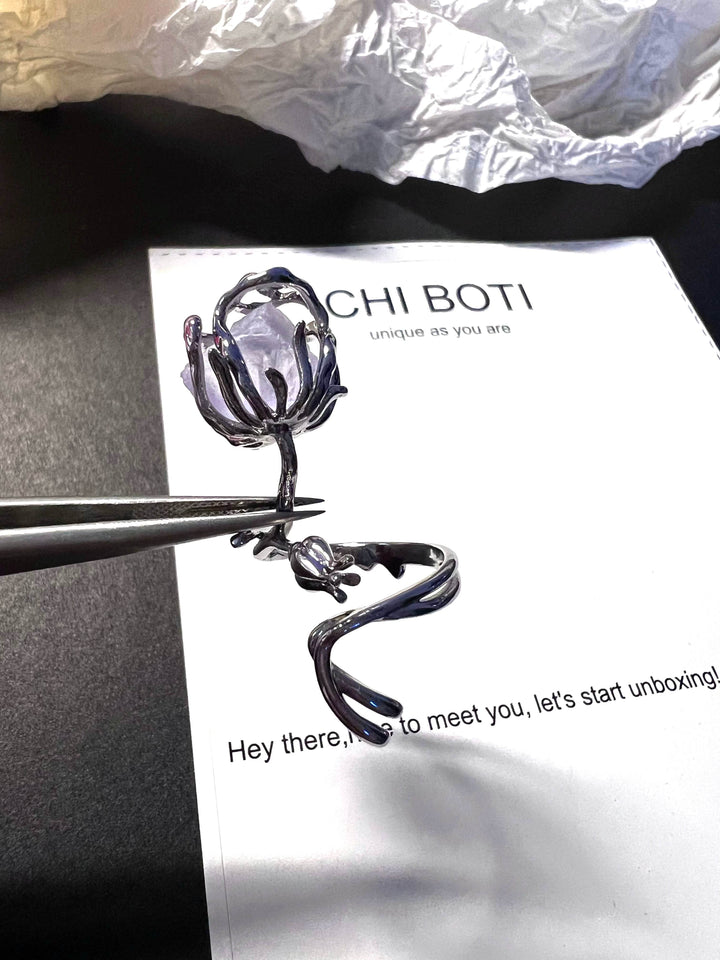 "Amethyst Rose" Mysticism Ring