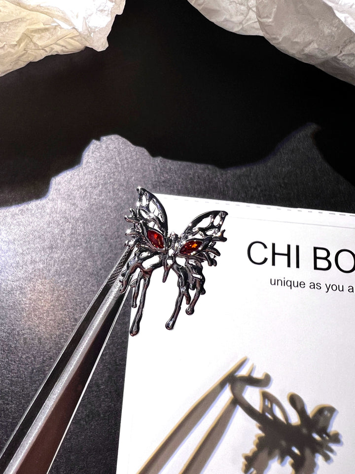 "Liquid Butterfly" Hollow Ear Cuffs