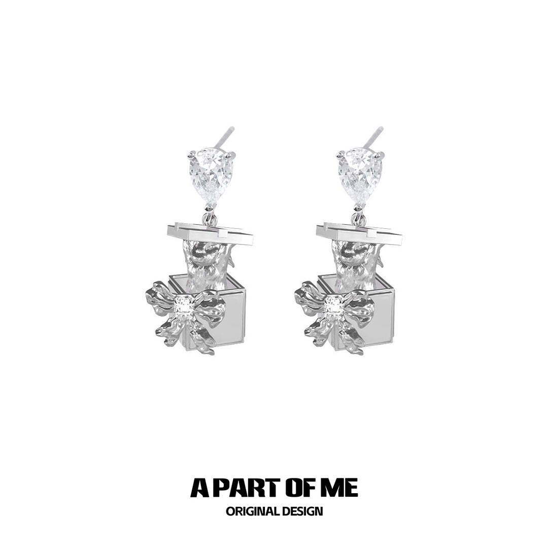Flower & Bow Earrings