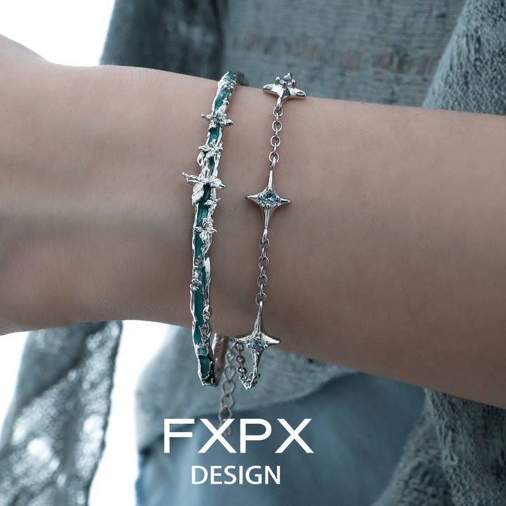 Butterfly Garden Double Layer Bracelet