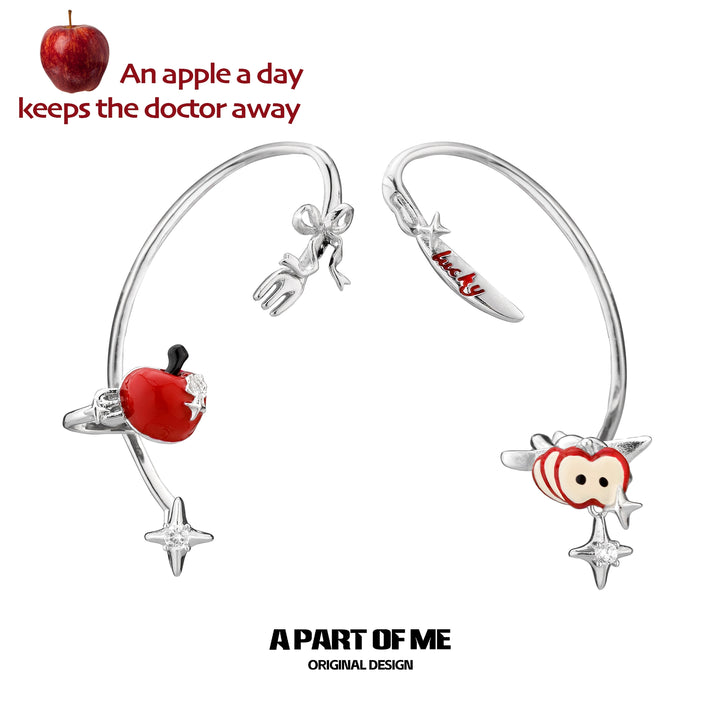 Summer Sweet Apple Ear Cuffs