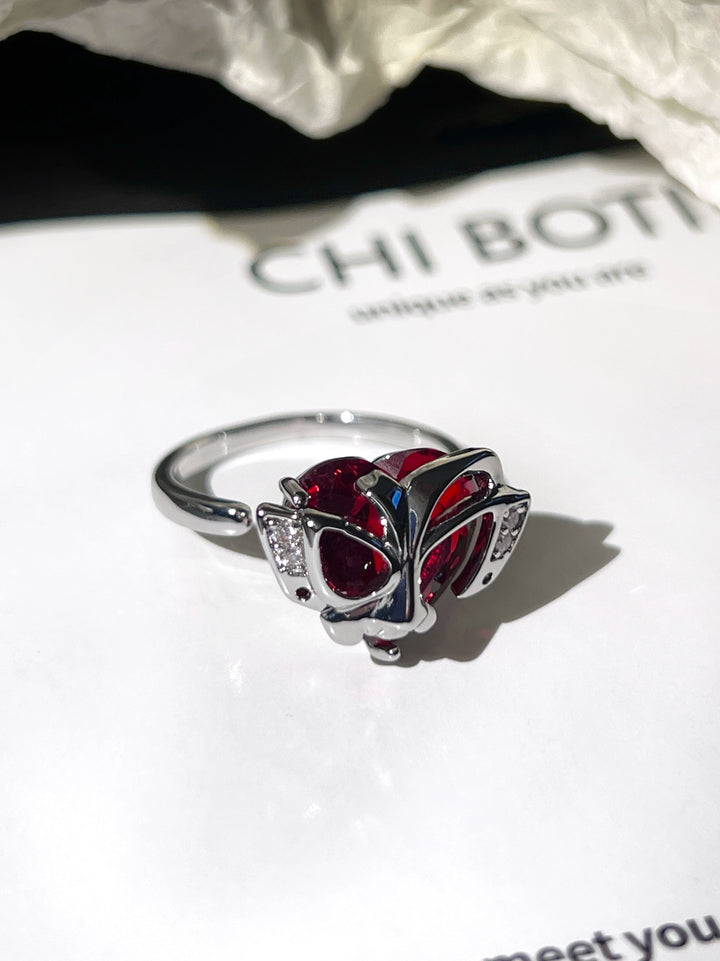 "Bloody Mask" Wrap Ring