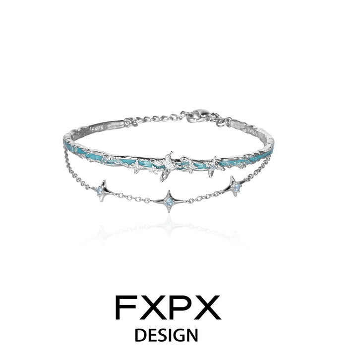 Butterfly Garden Double Layer Bracelet