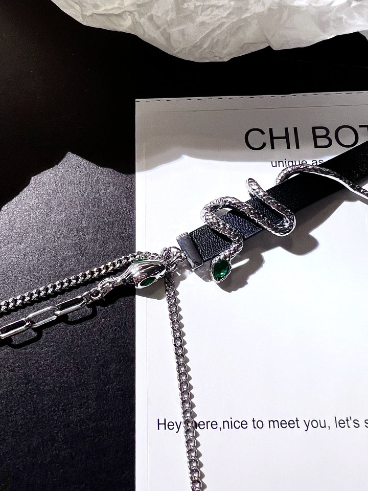 "Dark Night Snake" Splicing Choker