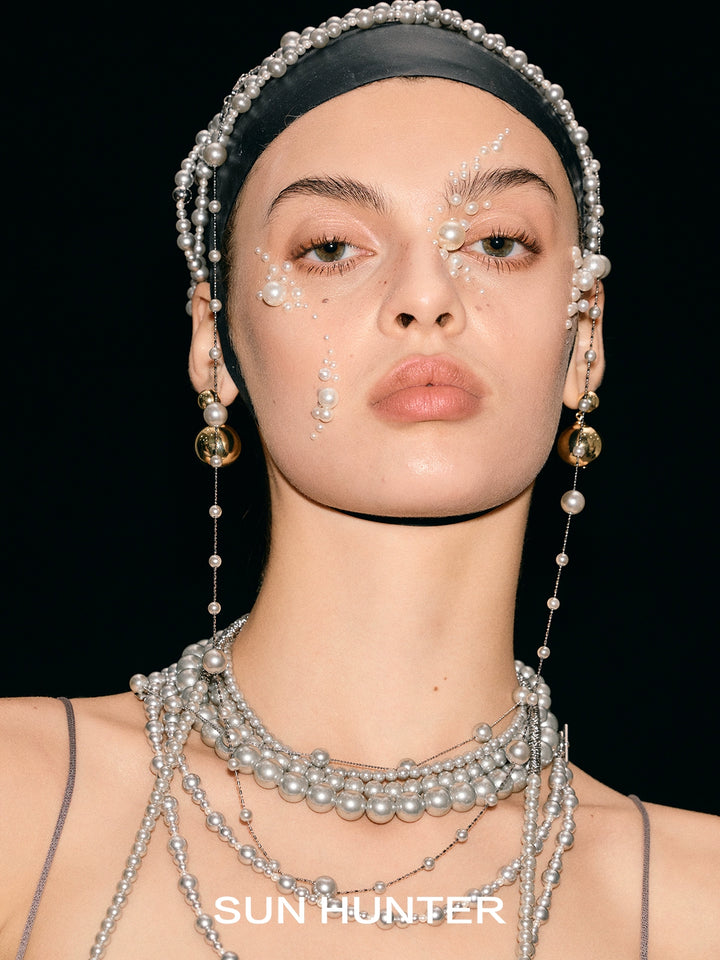 Lustrous Core Layered Pearl Bracelet