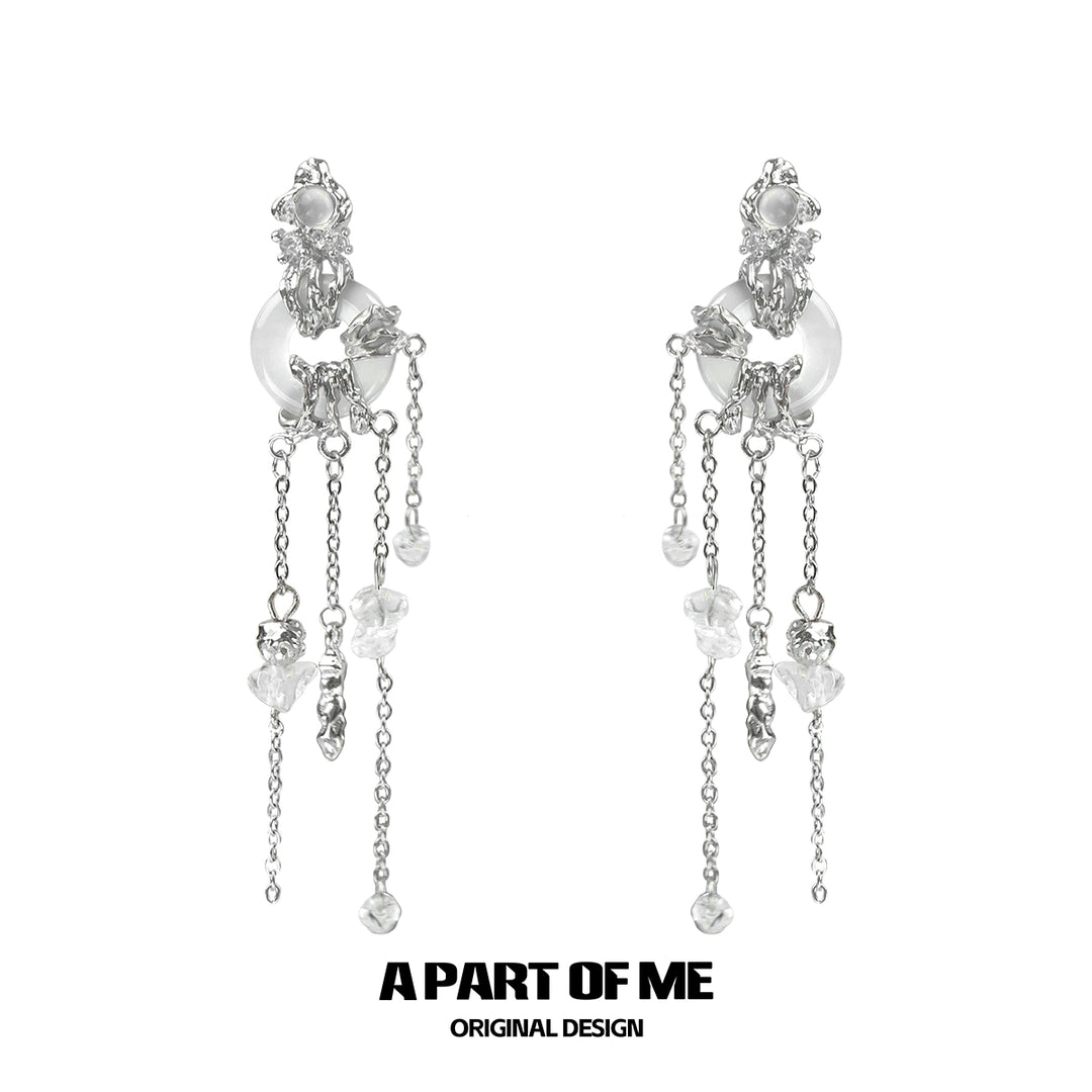 Wind Chime Crystal Earrings
