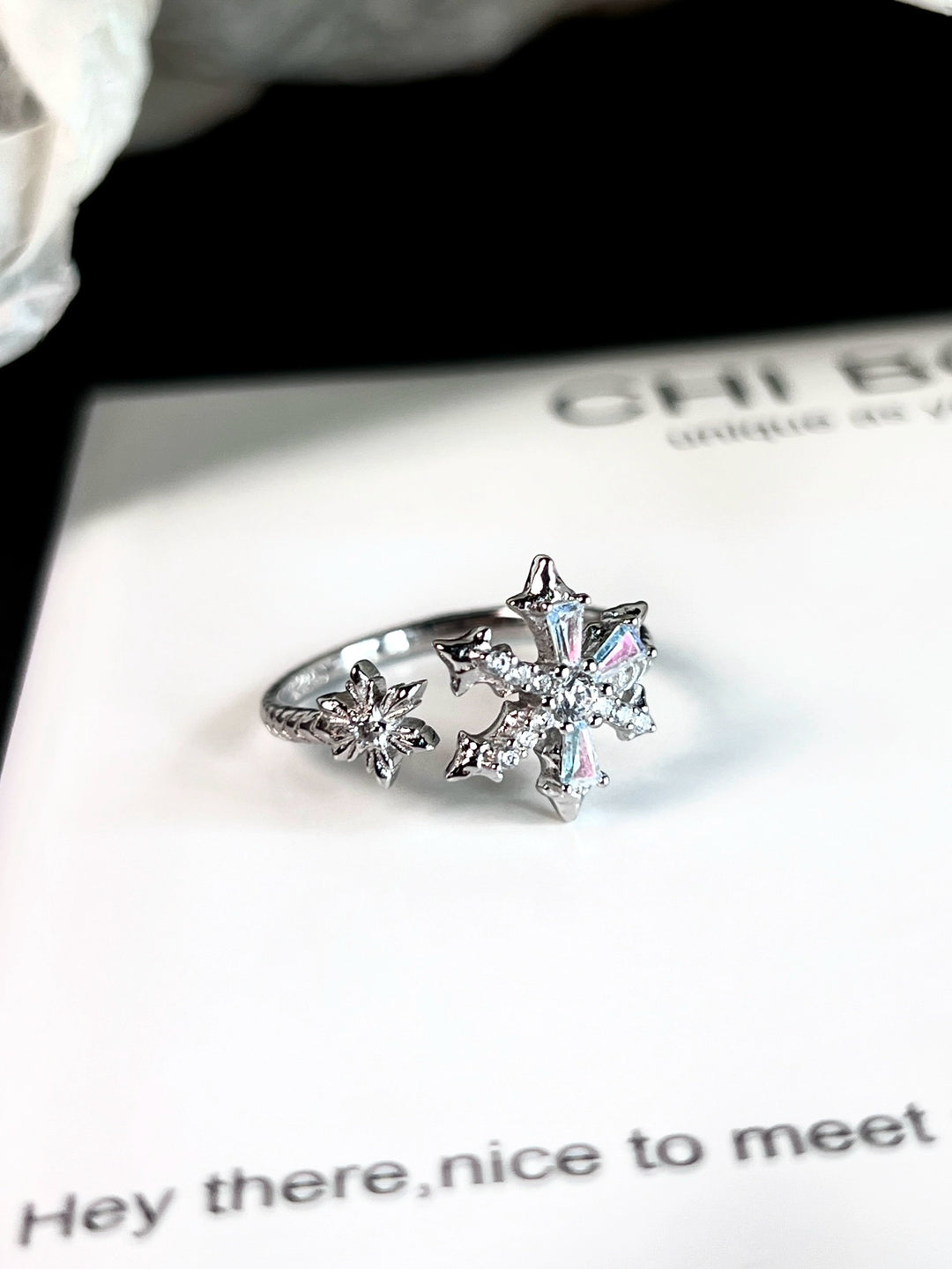 "Poem of Deep Snow" Ring