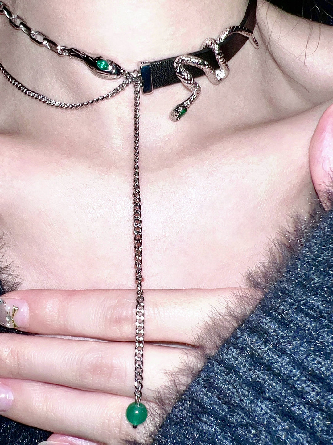 "Dark Night Snake" Splicing Choker